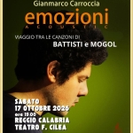 “EMOZIONI” il più Grande Tributo a Lucio Battisti con GIANMARCO CARROCCIA “EMOZIONI” il più Grande Tributo a Lucio Battisti con GIANMARCO CARROCCIA a Reggio Calabria (RC) il 17 ottobre 2026
