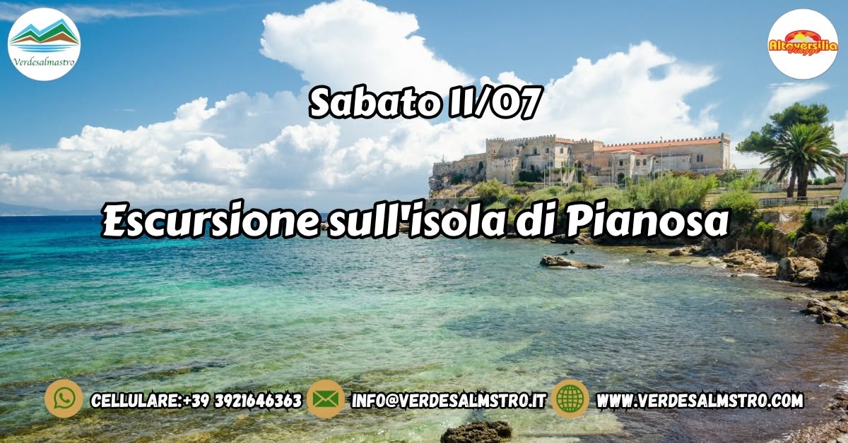 Evento Escursione sull’isola di Pianosa Locandina Escursione sull’isola di Pianosa - sabato 11 luglio ore 06:00 - 08:00