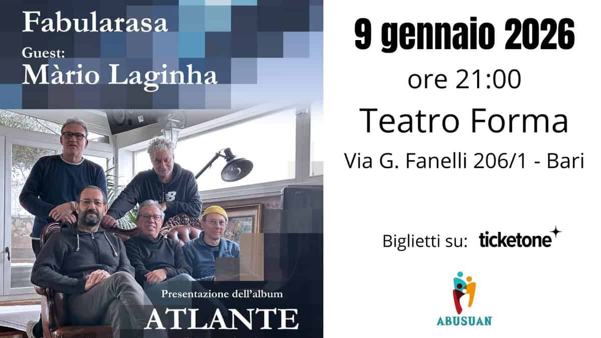 Evento Fabularasa in concerto – Guest Màrio Laginha Locandina Fabularasa in concerto – Guest Màrio Laginha - venerdì 9 gennaio ore 21:00 - 23:00