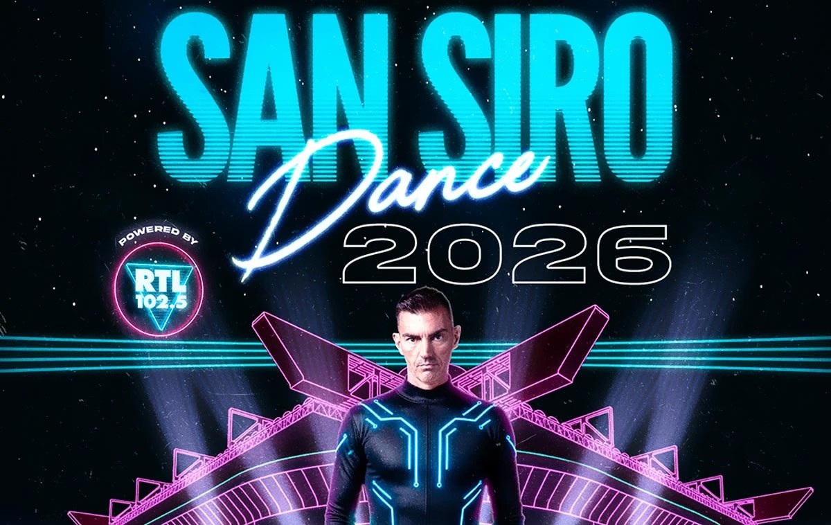 Evento Gabry Ponte Dance 2026 San Siro Locandina Gabry Ponte Dance 2026 San Siro - sabato 27 giugno ore 18:00 - 20:00