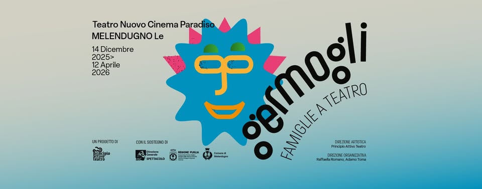 Evento GERMOGLI, rassegna di teatro per famiglie Locandina GERMOGLI, rassegna di teatro per famiglie - da domenica 18 gennaio - domenica 12 aprile 2026 ore 17:30 ore 18:30