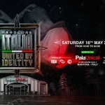 HARDCORE ITALIA – United by Identity Potrebbe essere un contenuto grafico raffigurante il seguente testo "HARDCORE ITALIA [SATURDAY 16TH MAY 2026 FROM 18:00 to 04:00 POWEREDBY ITALIA EVENTO18+ 18+ PalaUnical VIA MELCHIORAE GIOIA,3 TOA MANTOVA-ITALY ITALY SUFPORTEDBY รชี่ยา Red RedBull 8M Palal PalaUnical PalaUnical Jnical IALJALAN ااالااع tidketone"