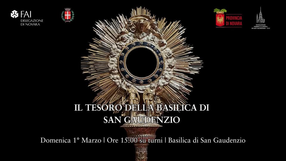 Il tesoro della Basilica di San Gaudenzio Potrebbe essere un contenuto grafico raffigurante testo