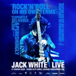 JACK WHITE ● LIGNANO SABBIADORO ● 21.06.2026 Potrebbe essere un'immagine raffigurante testo