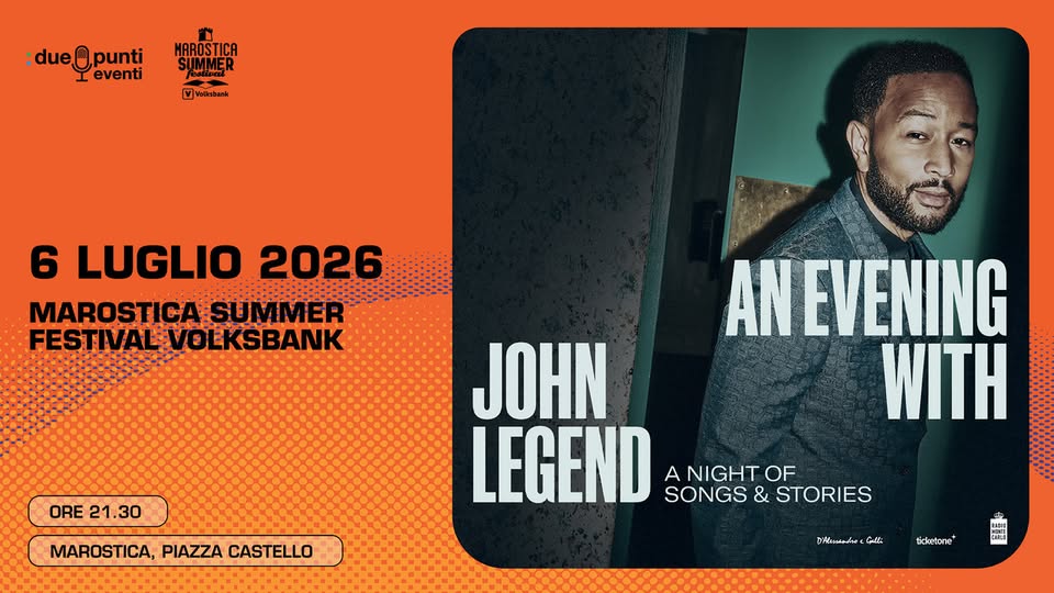 Evento John Legend Locandina John Legend - lunedì 6 luglio ore 21:30 - 23:30