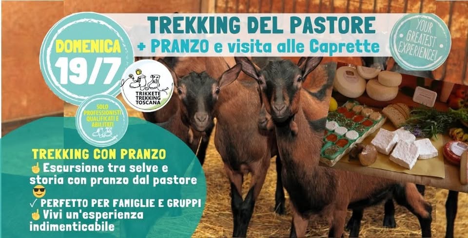 Evento Le Caprette del Pastore Trekking con Pranzo! Locandina Le Caprette del Pastore Trekking con Pranzo! - domenica 11 aprile ore 08:45 - 10:45