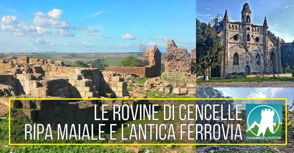 Evento Le Rovine di Cencelle, Ripa Maiale e l’Antica Ferrovia Locandina Le Rovine di Cencelle, Ripa Maiale e l’Antica Ferrovia - domenica 8 novembre ore 10:00 - 12:00