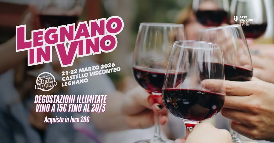 LEGNANO IN VINO Potrebbe essere un'immagine raffigurante testo