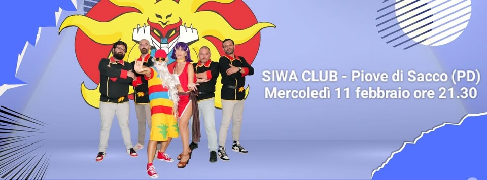 L’Impero Yamatai live at Siwa Club Potrebbe essere un'illustrazione raffigurante il seguente testo "SIWA CLUB Piove di Sacco (PD) Mercoledì 11 febbraio ore 21.30"