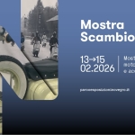 Mostra Scambio Potrebbe essere un'immagine raffigurante mappa e il seguente testo "eT Mostra Scambio 1មគង E1 不宿 VT 1315 02.2026 Mostra Scambio di auto, moto, ciclo ricambi e accessori d' d'epoca parcoesposizioninovegro.it"