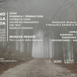 Musiche negate. Voci e suoni della memoria Musiche negate. Voci e suoni della memoria a Udine il 1 febbraio 2026