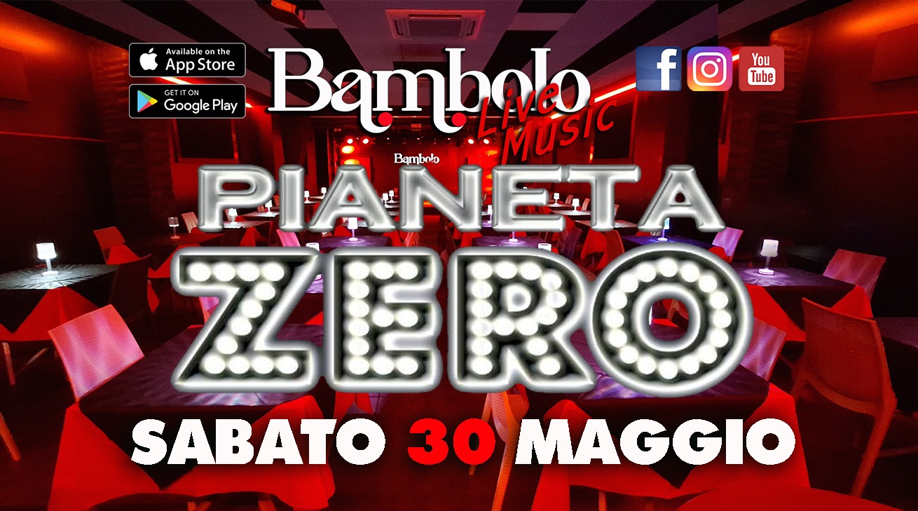 Evento PIANETA ZERO Tributo a Renato Zero Locandina PIANETA ZERO Tributo a Renato Zero - sabato 30 maggio ore 22:45 - 00:45