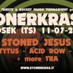 StonerKras Fest 2026 Potrebbe essere un'immagine raffigurante il seguente testo "M M M 遇 機 K"
