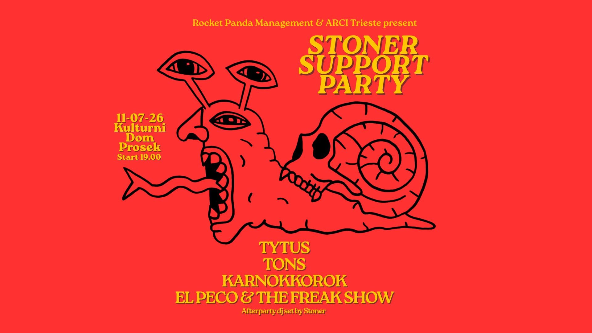 Evento StonerKras Fest 2026 Locandina StonerKras Fest 2026 - sabato 11 luglio ore 19:00 - 01:00