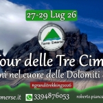 Tour delle Tre Cime – Tre giorni nel cuore delle Dolomiti di Sesto Tour delle Tre Cime – Tre giorni nel cuore delle Dolomiti di Sesto a Sesto (BZ) il 27 luglio - 29 luglio 2026
