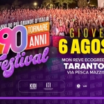 Voglio Tornare Negli Anni 90 ® – Il Festival • Mon Rêve Ecogreen Resort, Taranto (TA) Voglio Tornare Negli Anni 90 r – Il Festival – Mon Rêve Ecogreen Resort, Taranto (TA) a Taranto (TA) il 6 agosto 2026