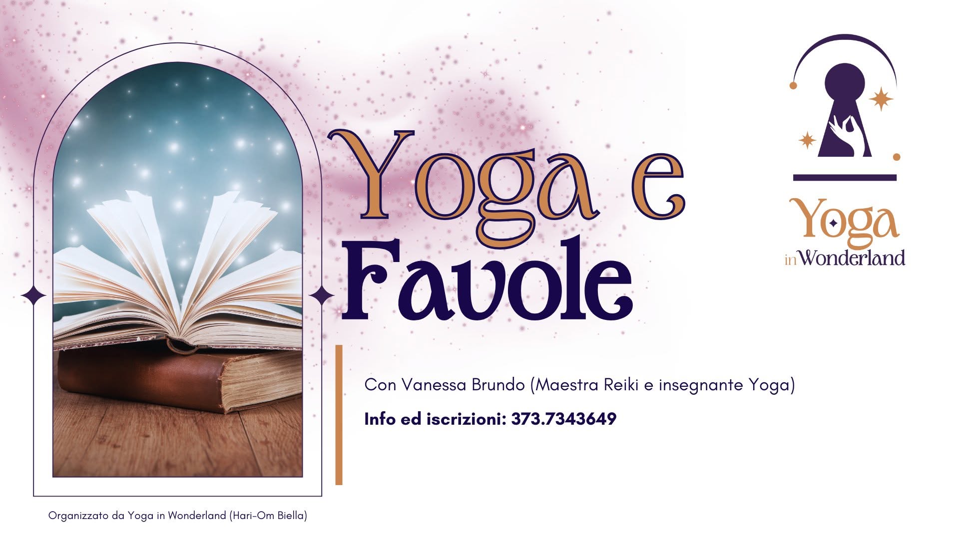 Evento Yoga E Favole Locandina Yoga E Favole - da venerdì 9 gennaio - venerdì 10 luglio 2026 ore 18:00 ore 19:00