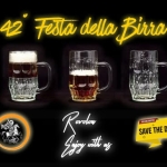 42° Festa della Birra Rovolon Potrebbe essere un'immagine raffigurante il seguente testo "42 Festa della Birra Rada avolow ผพล์ An g 黑泉新 17-27 17 SAVET THE SAVE THE THEDATE SAVETHEDATE DATE LUGLIO 후 中"