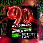 90 WONDERLAND @ Peter Pan Club – Misano Adriatico 🔴 Laser Heroes Winter Tour Potrebbe essere un contenuto di pop art raffigurante il seguente testo "OND ONDERLAN LANDU PLAND ERLAN ANDWONDERLAN ERLA 90 VON WONDE WONDERLAND LASER DERLAND HEROES IL PRIMO FORMAT ANNI 90 D'ITALIA VENERDI 20 MARZO MISANO PETER ADRIATICO IPAN Libeamz WAyS งกร30022628 2024 MIGLIOR MIGLIOR FORMAT MIGLIOR ANNI90 FORIBO EVENTO ΑΝΤΑΠΑ D'ITALIA 一 ما- BKcHuK"