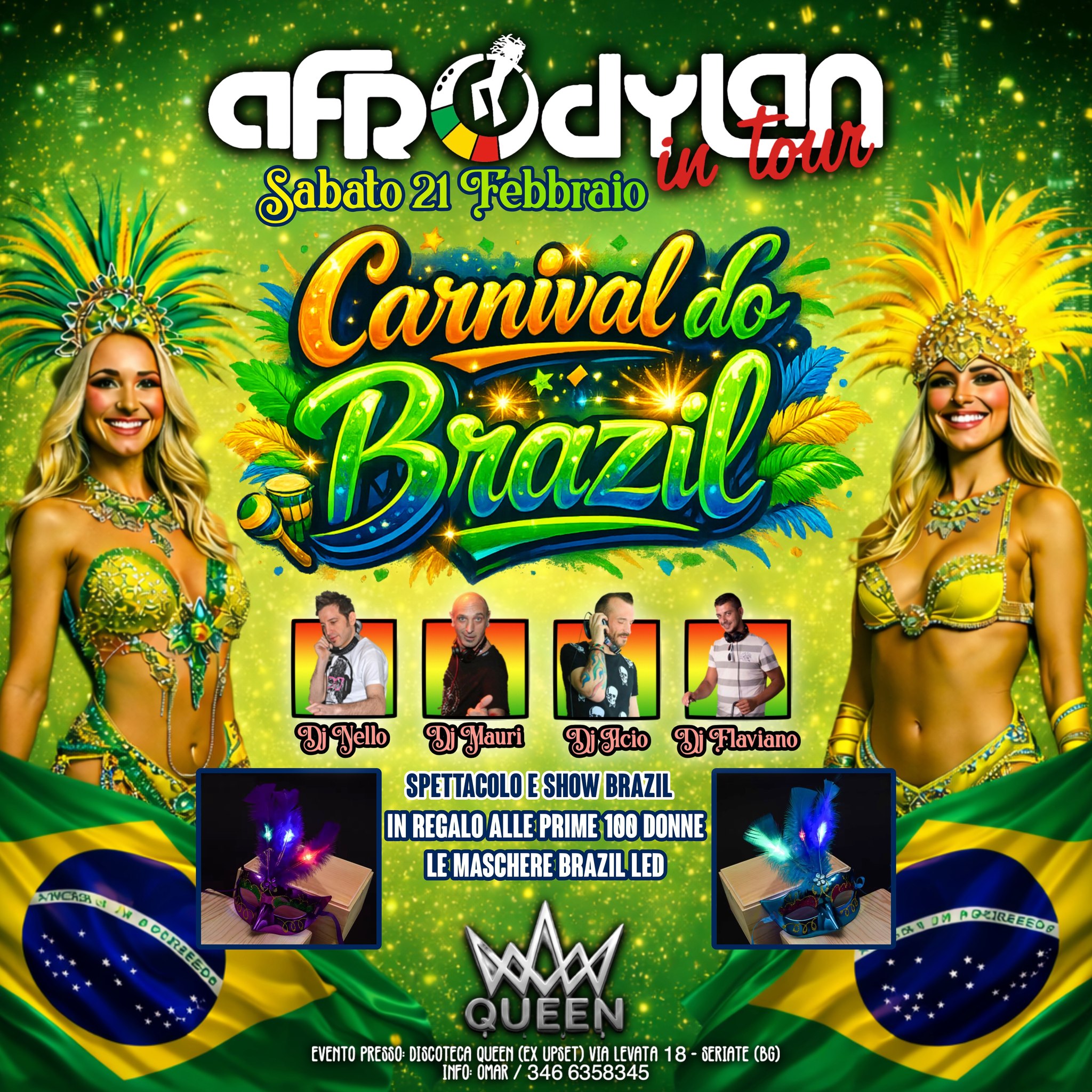 AFRODYLAN 🇧🇷 Carnival Do Brazil 🇧🇷 show a tema! Potrebbe essere un'immagine raffigurante testo