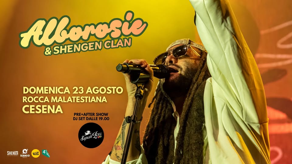 Evento Alborosie & Shegen Clan – Rocca Malatestiana Cesena Locandina Alborosie & Shegen Clan – Rocca Malatestiana Cesena - domenica 23 agosto ore 21:00 - 23:00