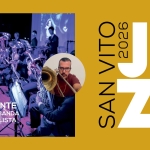 Aria vibrante. Concerto per banda e trombone solista | San Vito Jazz 2026 Potrebbe essere un'immagine raffigurante clarinetto, sassofono, tromba e il seguente testo "AÃTDO சஙட்ட SVJ SSUEL ARIA VIBRANTE CONCERTO CONCERTOPERBANDA PER BANDA E ETROMBONE BONESOLISTA SOLISTA ٧٧ الك ANVITO MZZ Z VITO 2222 م IA កមាិ"