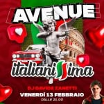 AVENUE di Venerdì… all’Italianissima 🇮🇹 al Caffè Barocco ad Azzano Decimo – Dj Davide Zanetti AVENUE di Venerdì… all’Italianissima IT al Caffè Barocco ad Azzano Decimo – Dj Davide Zanetti a Azzano Decimo il 13 febbraio 2026