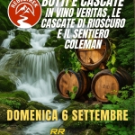 BOTTI E CASCATE. IN VINO VERITAS, le CASCATE di RIOSCURO e il SENTIERO COLEMAN con REBELTREK Botti E Cascate. In Vino Veritas, Le Cascate Di Rioscuro E Il Sentiero Coleman Con Rebeltrek a Riofreddo (RM) il 6 settembre 2026