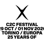 C2C FESTIVAL 2026 | 25 YEARS OF Potrebbe essere un'immagine raffigurante il seguente testo "C2C FESTIVAL 29 9OCT/01 OCT 01 Νον 2026 TORINO I EUROPA 25 YEARS OF"