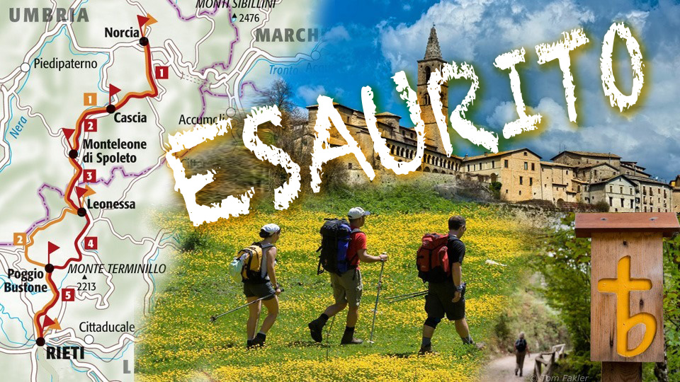 Cammino di Benedetto da Norcia a Rieti. Potrebbe essere un'immagine raffigurante mappa, Saqsaywaman e il seguente testo "UMBRIA Norcia Piedipaterno Neto Cascia Leonessa MONNSIBILLINP ASIBILLINE Accuma SAURITO SAUR Int 2476 MARCH Tronte Monteleone di Spoleto LIRITO 3 MONTE TERMINILLO 5 ድደጃ 52213 2213 to Poggio Bustone Cittaducale RIETI"
