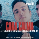 CARA CALMA + FLEASE + SOMIA + BREATHE ME IN | Damage Inc (Verona) Potrebbe essere un'immagine raffigurante una o più persone e il seguente testo "福 + FLEASE CARACALMA CARA SOMIA CALMA BREATHE ME IN DAMAGE XINC 22.05.2026 SAN GIOVANNI - SANGIOVANNILUPATOTO- VR"