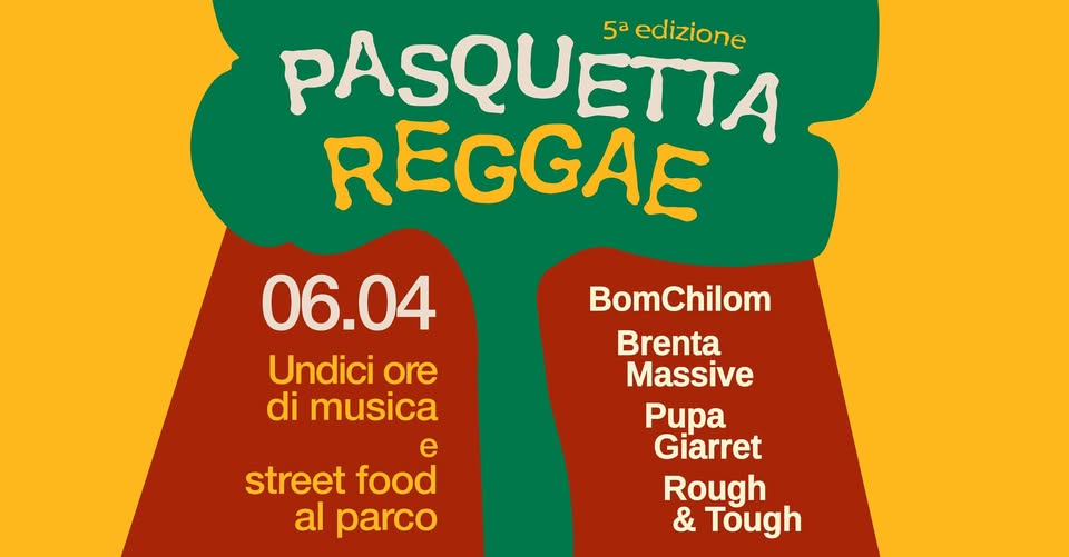 Casetta Zebrina • Pasquetta Reggae • 11 ore di musica e streetfood nel parco Nessuna descrizione della foto disponibile.