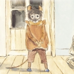 Celestine chez Coco! Potrebbe essere un'illustrazione raffigurante ratto, panda rosso e montgomery