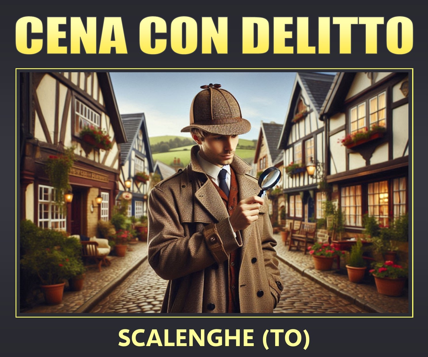 Evento Cena con Delitto all’Agriturismo Cascina Teitòt di Scalenghe (TO) Locandina Cena con Delitto all’Agriturismo Cascina Teitòt di Scalenghe (TO) - da sabato 21 febbraio - sabato 18 aprile 2026 ore 20:30 ore 23:55