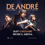 Cristiano De André • Cagliari @ Musica Arena, 26/07/2026 Potrebbe essere un'illustrazione raffigurante il seguente testo "DE ANDRE CANTADEANDRE CANTA DE ANDRE BEST BESTOFTOUR2026 OF TOUR 2026 26.07 CAGLIARI MUSICAARENA MUSICA ARENA ር"