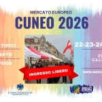 CUNEO – XIII Mercato Europeo | 22-23-24 Maggio 2026 CUNEO – XIII Mercato Europeo 22 – 23 – 24 Maggio 2026 a Cuneo (CN) il 22 maggio - 24 maggio 2026