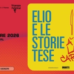 Elio e le Storie Tese Potrebbe essere un disegno raffigurante il seguente testo ":dueQpunti eventi Vicenza CittadVicenza Cittad icenza Faftival Feltival 3 SETTEMBRE 2026 VICENZA IN:FESTIVAL ELIO E ELE STORIE 风 TESE CARTE IMARTS ORE21.00 ORE 21.00 VICENZA, PIAZZA DEI SIGNORI elioelestorietese.it H Hakapen"