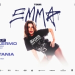 EMMA | @Catania – Villa Bellini – Sotto il Vulcano Fest Potrebbe essere un contenuto di pop art raffigurante testo
