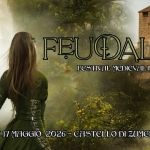 ✨ FEUDALIA – FESTIVAL MEDIEVAL FANTASY ⚔️ Potrebbe essere un'immagine raffigurante il seguente testo "ZUMELLE FEUDA FEUDALIA FOSTIVALM@DICVAL FESTIVAL MEDICVAL FANTAS 16€ 16 ਦ 17 MAGGIO 2026 6-CASTELLODIZUMELLE CASTELLO DI ZUMeLLe"