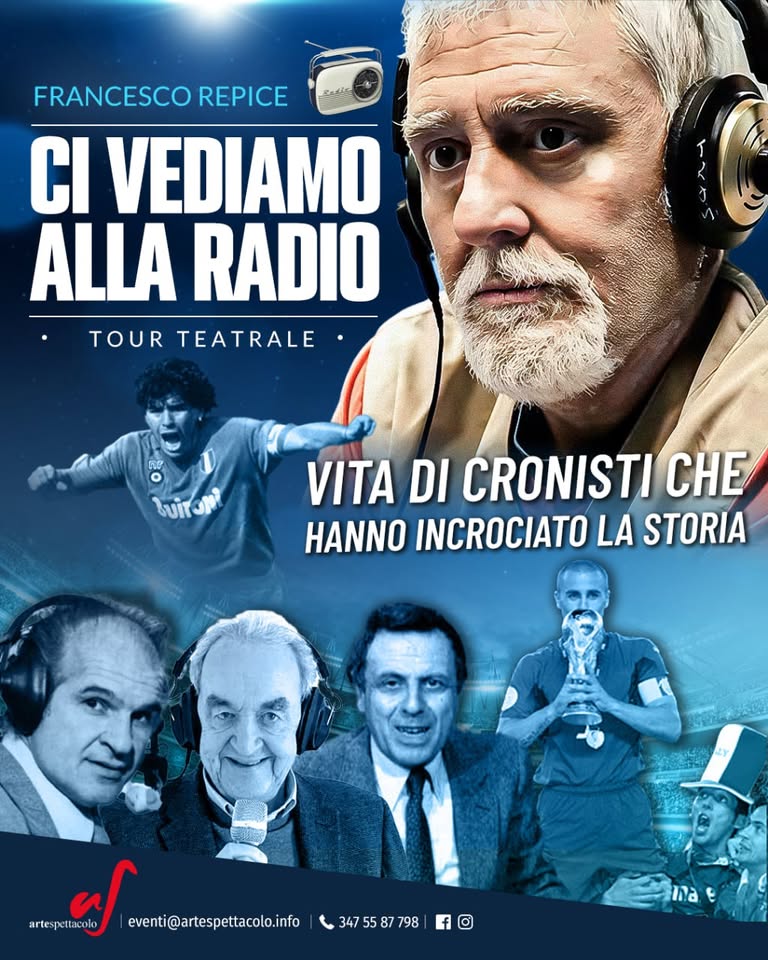 Evento Francesco Repice – Ci Vediamo Alla Radio Locandina Francesco Repice – Ci Vediamo Alla Radio - venerdì 24 aprile ore 21:00 - 23:00