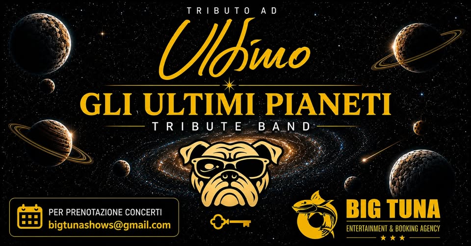 Evento Gli Ultimi Pianeti – Ultimo Tribute Live@Ristogrill Ca’ Fossa’, San Dona’ Di Piave (Ve) Locandina Gli Ultimi Pianeti – Ultimo Tribute Live@Ristogrill Ca’ Fossa’, San Dona’ Di Piave (Ve) - sabato 8 agosto ore 21:30 - 23:30