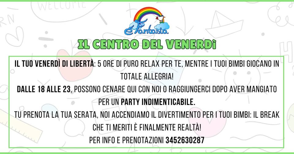 Evento Il Centro Del Venerdì Locandina Il Centro Del Venerdì - da venerdì 23 gennaio - venerdì 5 giugno 2026 ore 18:00 ore 23:00