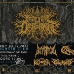 IMMORTAL DISFIGUREMENT | Saughter Club (Paderno Dugnano) Immortal Disfigurement Saughter Club (Paderno Dugnano) a Paderno Dugnano (MI) il 3 luglio 2026