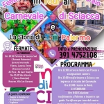 In Bus🚌 verso il Carnevale di Sciacca 🎭🎊🎉 e la città delle meraviglie 🏛️⛲⛪ Palermo In Bus verso il Carnevale di Sciacca e la città delle meraviglie Palermo a Sciacca (AG) il 21 febbraio - 22 febbraio 2026