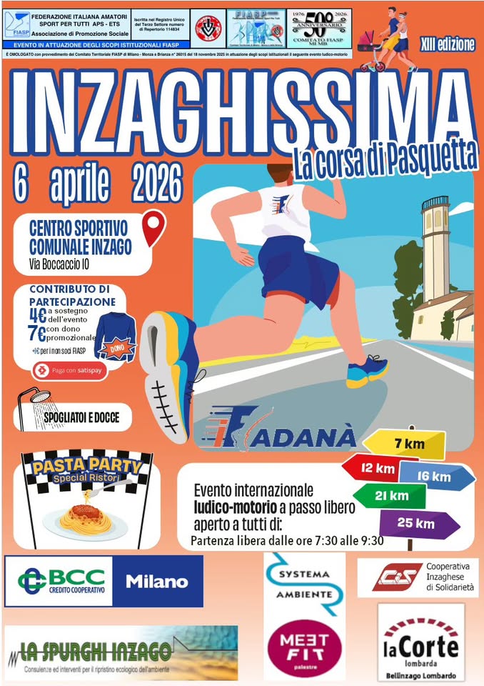 Inzaghissima 2026 – XIII Edizione Potrebbe essere un'immagine raffigurante testo