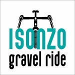 Potrebbe essere un'immagine raffigurante motocicletta, bicicletta e il seguente testo "ISONZO nZO ISO gravel ride"