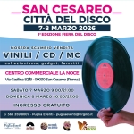 📀 LA CITTA DEL DISCO ‼️SAN CESAREO (ROMA) 🤙 ✍️ SABATO 7 DOMENICA 8 MARZO 2026 CENTRO COMM LA NOCE La Città Del Disco !! San Cesareo (Roma) Sabato 7 Domenica 8 Marzo 2026 Centro Comm La Noce a San Cesareo (RM) il 7 marzo - 8 marzo 2026