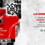 La Dispute | Legend Club, Milano Potrebbe essere un'illustrazione raffigurante il seguente testo "DSBHCE ΣA 海 NO ONE NAS DRIVING THE CAR LA LADISPUTE 24.06.2026 LEGEND CLUB MILANO hellfir nellfirebooking.com instagram.com/helfire_booking _booking Bíligno 2020 24.06.2026 LEGEND CLUB MILANO HELLFIREBOOKING.COM el S0 UTICKETONE.IT BIGLIETTI BIGLIETTISUTICKETONEIT TS 老か UIVE LIVE ERP"