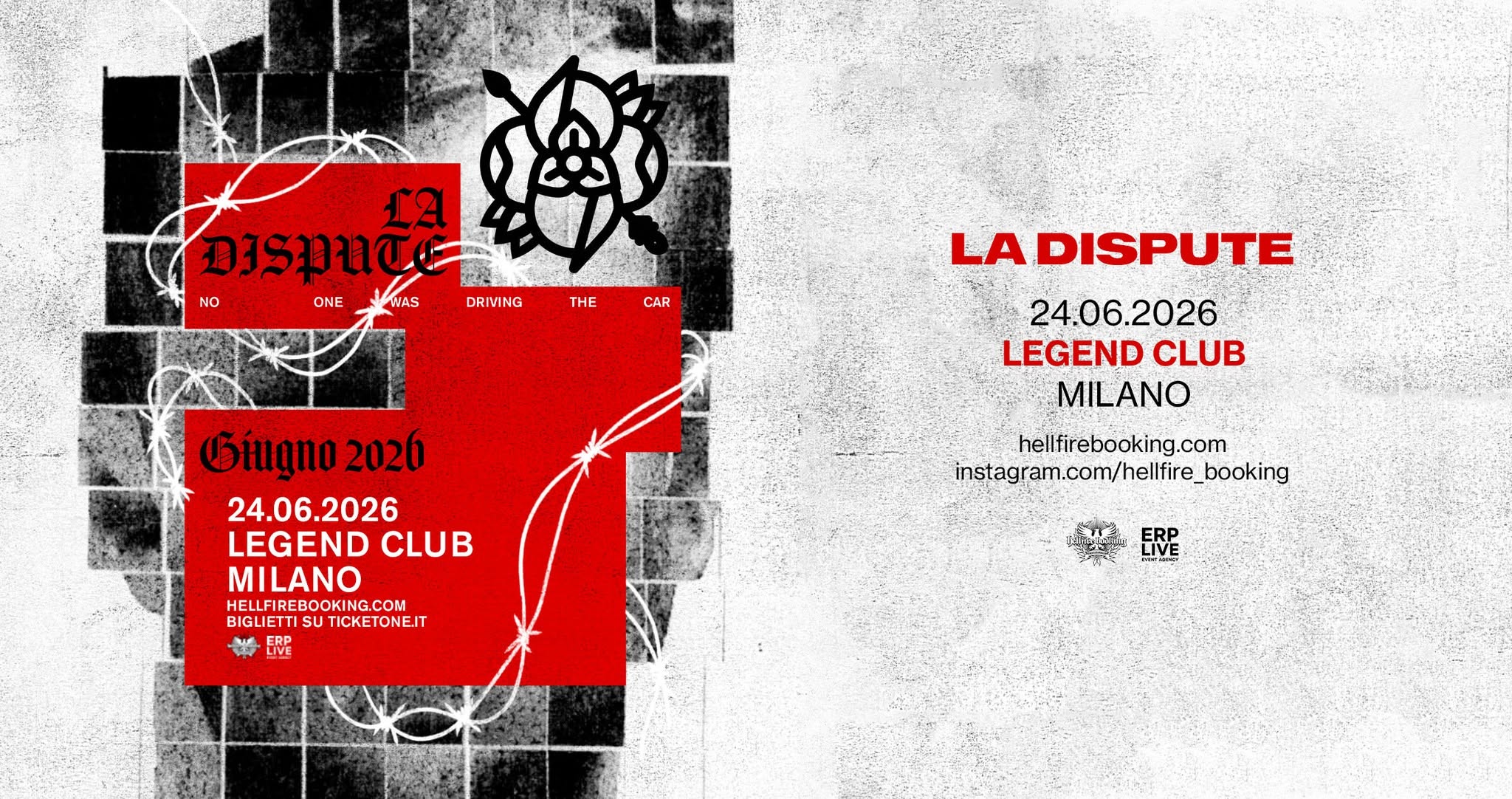 Evento La Dispute Legend Club, Milano Locandina La Dispute Legend Club, Milano - mercoledì 24 giugno ore 19:30 - 23:30