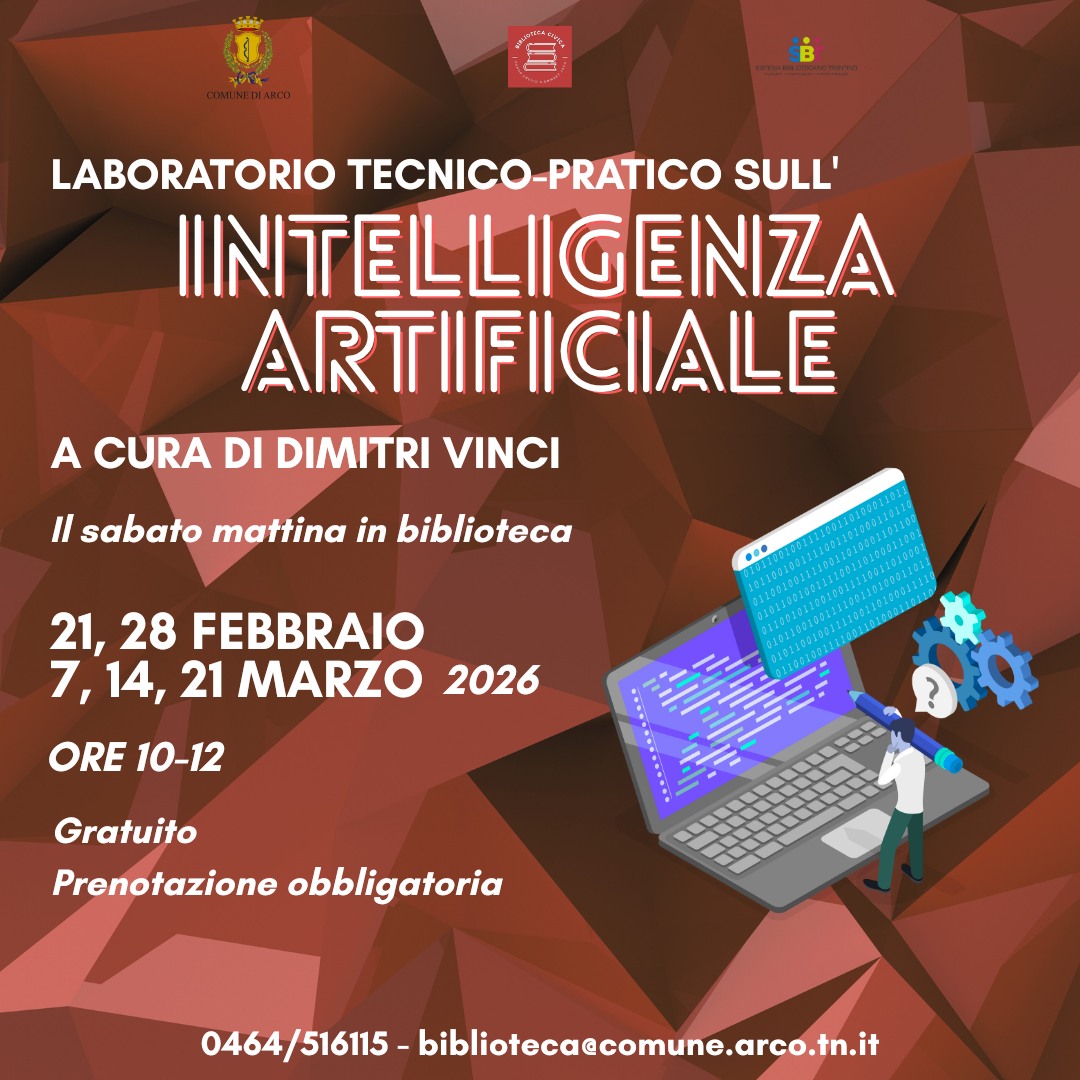 Laboratorio tecnico-pratico sull’Intelligenza artificiale Potrebbe essere un'immagine raffigurante testo